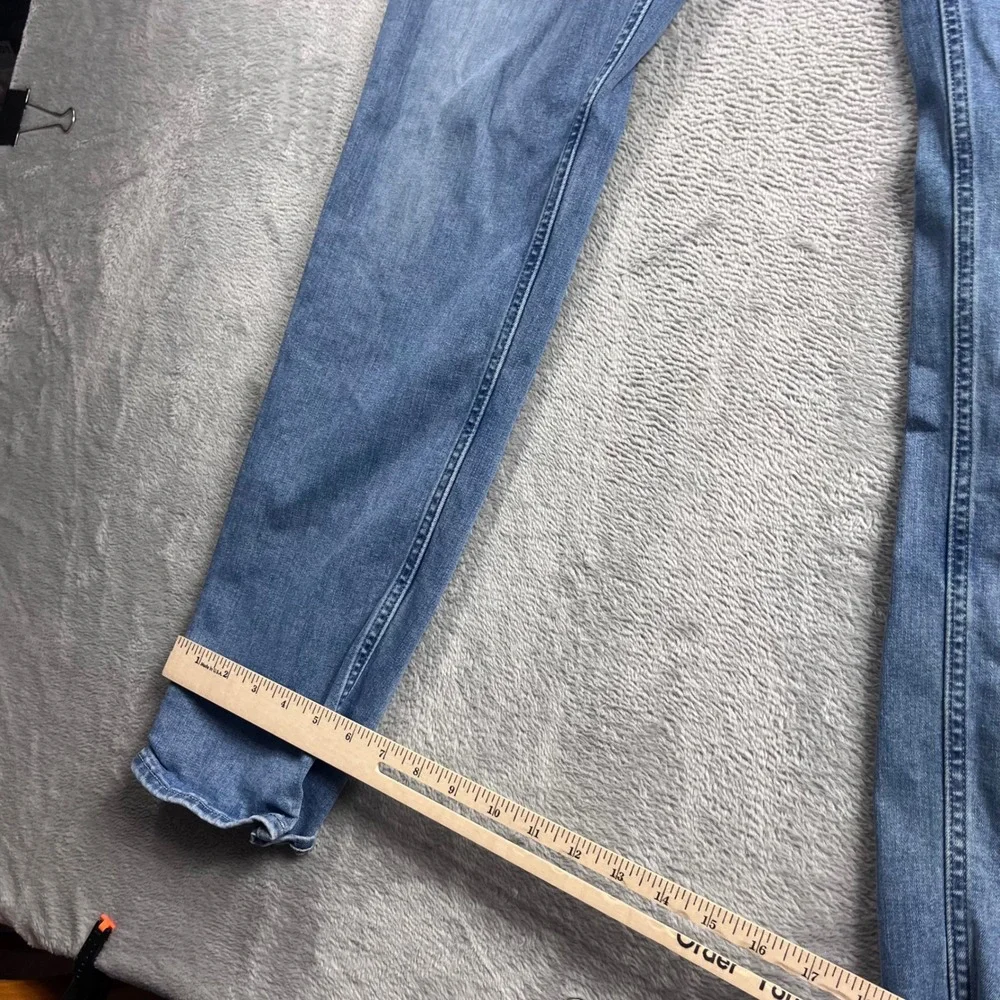 Banana Republic Traveler Jeans Mens 33x34 Slim Fit Light Wash Blue Denim Pants